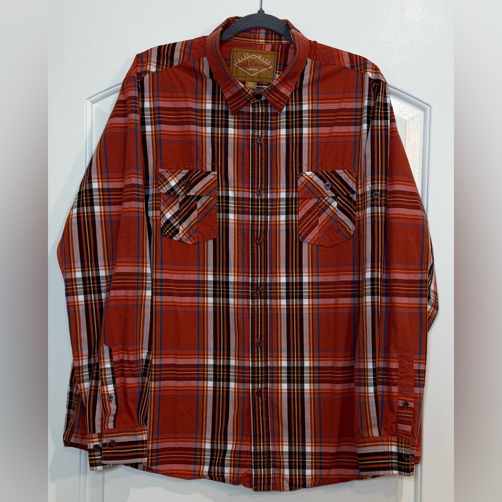 Red Camel Men’s Button Down Shirt Two Pockets size XXL